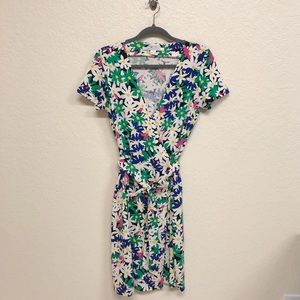 Diane Von Furstenberg Daisy Wrap Dress NWOT Size 8